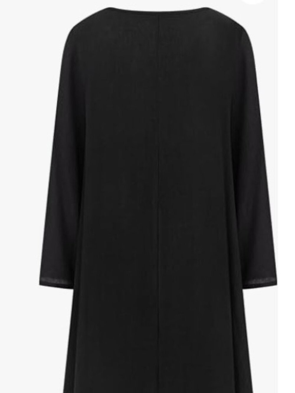 Long Sleeve V Neck Casual Irregular Hem Maxi Dress size 3XL - Picture 12 of 13